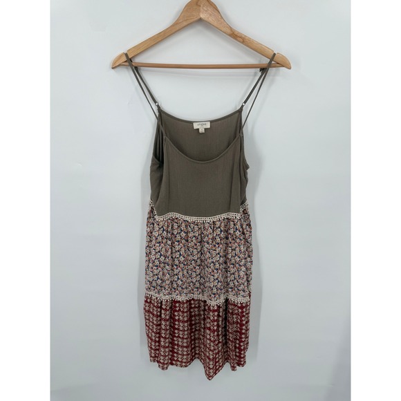 Umgee Dresses & Skirts - Umgee Dress Womens M Flowy Boho Festival Hippie Tiered Floral Romantic Geometric
